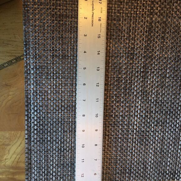 SET OF 6 Placemats! Rattan Weave w Sheen! - Picture 5 of 16